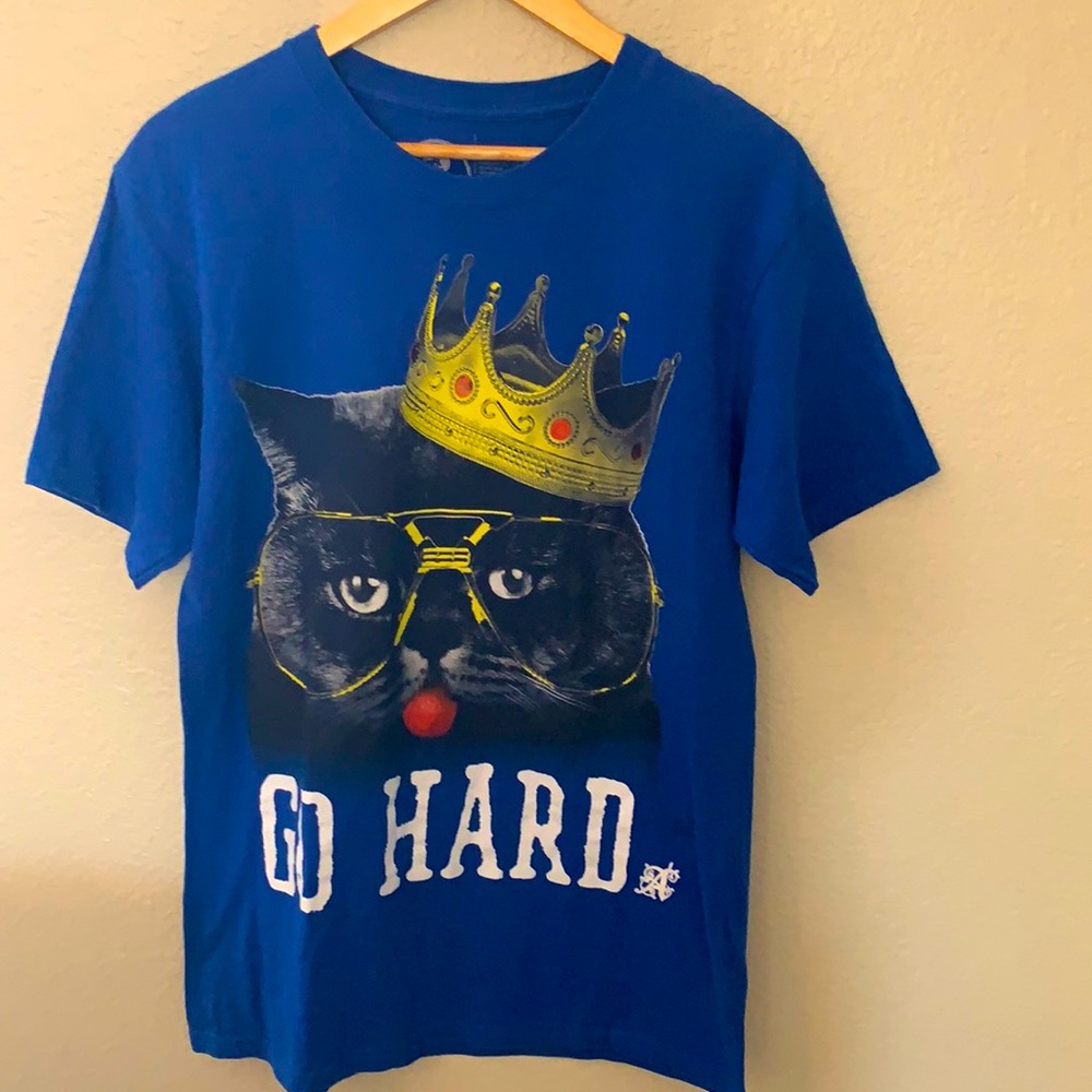 Men’s GO Hard Crown Cat T -Shirt